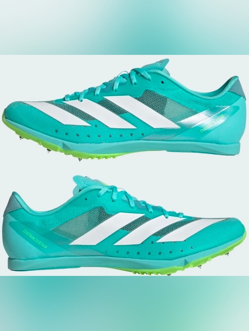 NWOB adidas Adizero Distancestar Blue Cloud JI2999 Women Track and Field Cleats - Picture 8 of 16